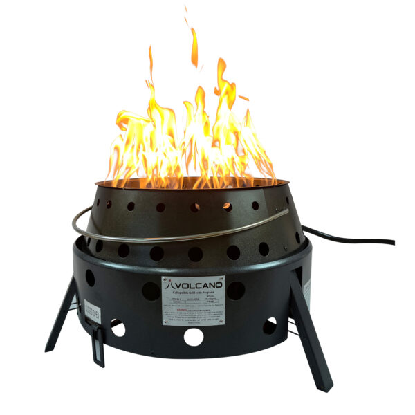 Volcano 2™ Collapsible Grill/Stove with Gas Fire Ring